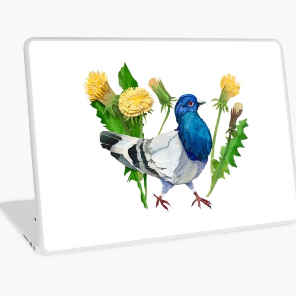 Dandelion Pigeon Laptop Skin