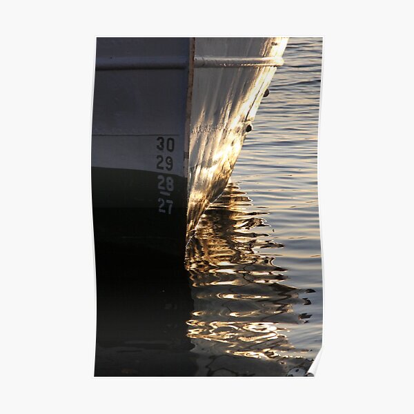 Gothenburg quayside reflections Poster