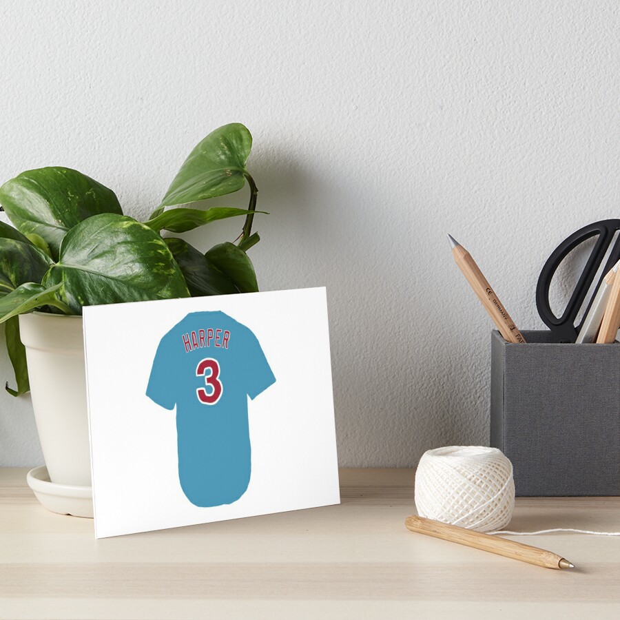 Bryce Harper Jersey  Greeting Card for Sale by athleteart20