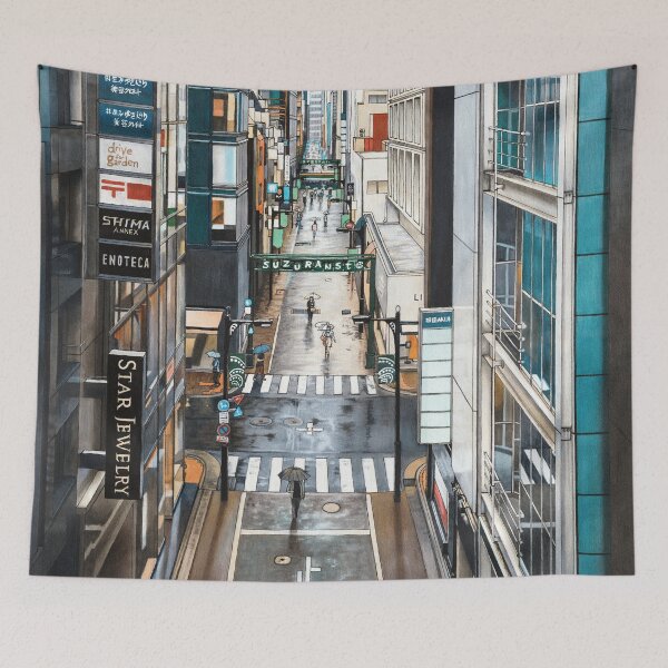 Item preview, A View of Ginza designed and sold by ErinNicholls.