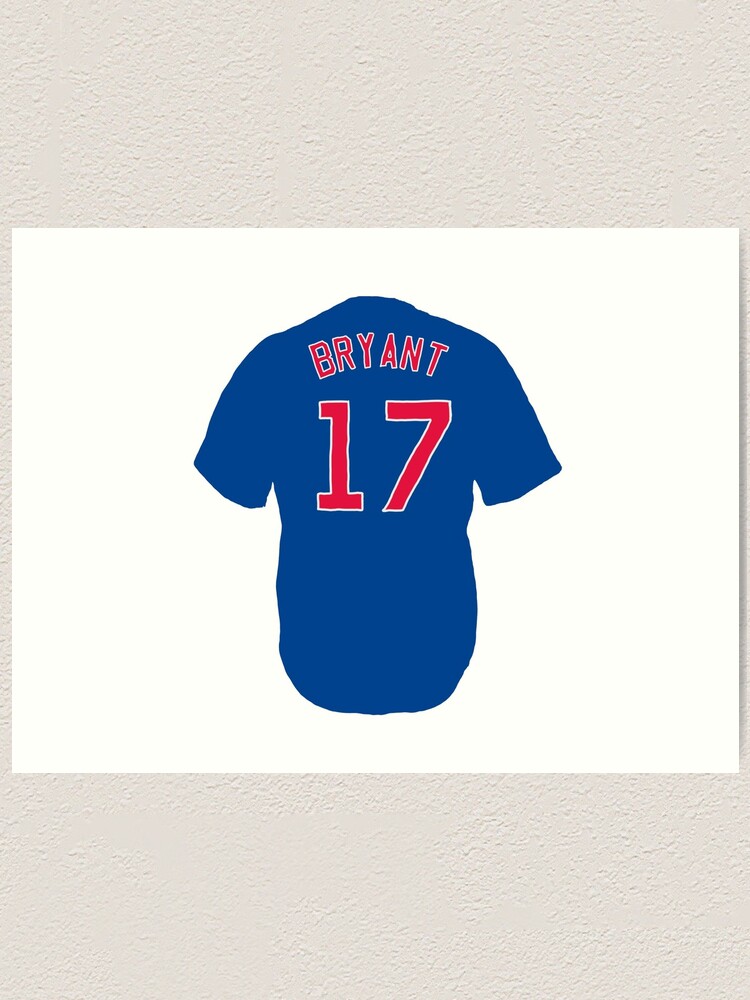 Kris Bryant Jersey Art Print for Sale by athleteart20