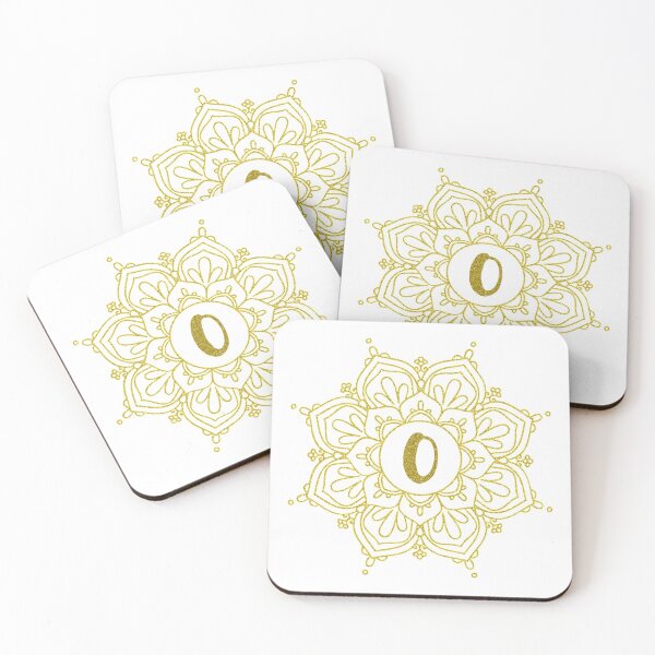 Item preview, Glitter Monogram Mandala Art - Letter O designed and sold by MysticMagpie.