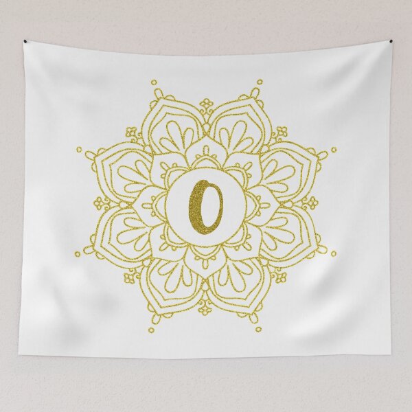 Item preview, Glitter Monogram Mandala Art - Letter O designed and sold by MysticMagpie.