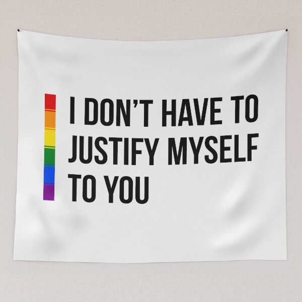 Item preview, Pride: I Don't Have to Justify Myself to You designed and sold by ResonantColors.