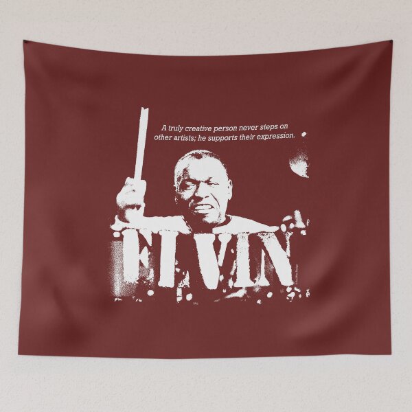 Item preview, Jazz Wisdom of Elvin Jones (1-color) designed and sold by bauwau-design.