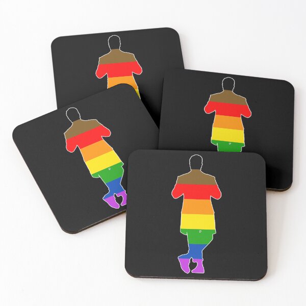 Item preview, The Master Silhouette - Rainbow poc (White Frame) designed and sold by gallifreystede.