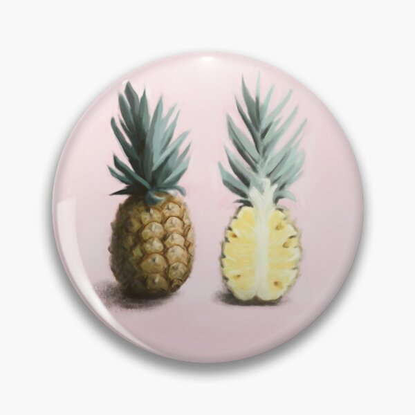 Item preview, Pineapple Welcome Art, Pink and Yellow Pineapple Painting designed and sold by katlandreth.
