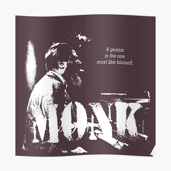 Jazz Wisdom of Thelonious Monk (1-color) Poster