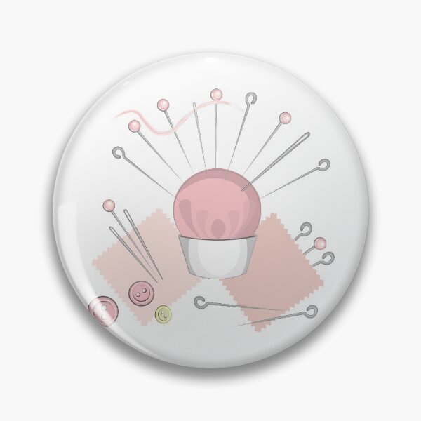 Item preview, Pink needle case, buttons, shreds and dressmaker pins designed and sold by Magazin-Brenda.