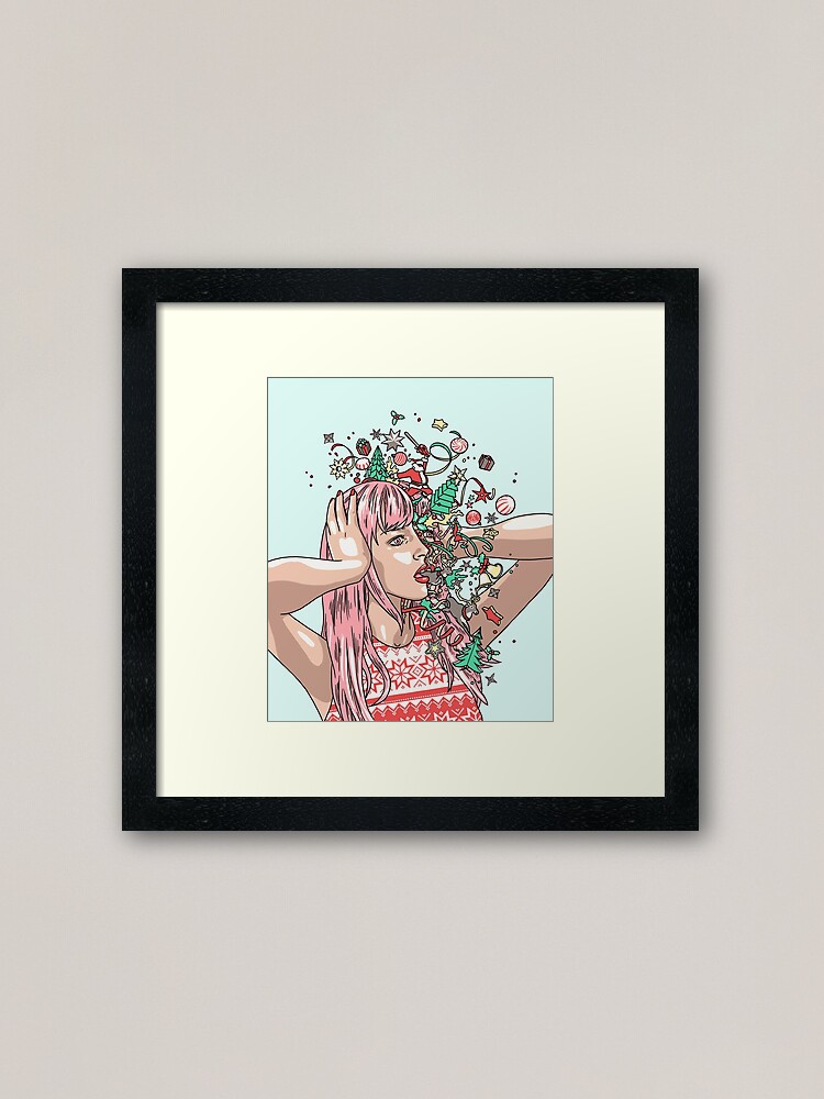 Thumbnail 1 of 7, Framed Art Print, Merry X-Mess! designed and sold by rossmurray.