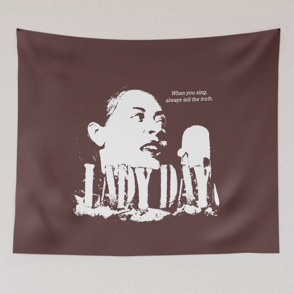 Item preview, Jazz Wisdom of Billie Holiday (1-color) designed and sold by bauwau-design.