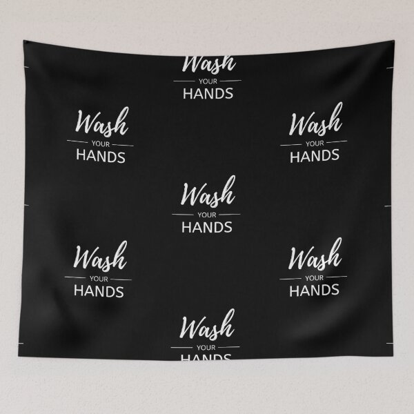 Item preview, Wash Your Hands - White designed and sold by ryanwfraser.