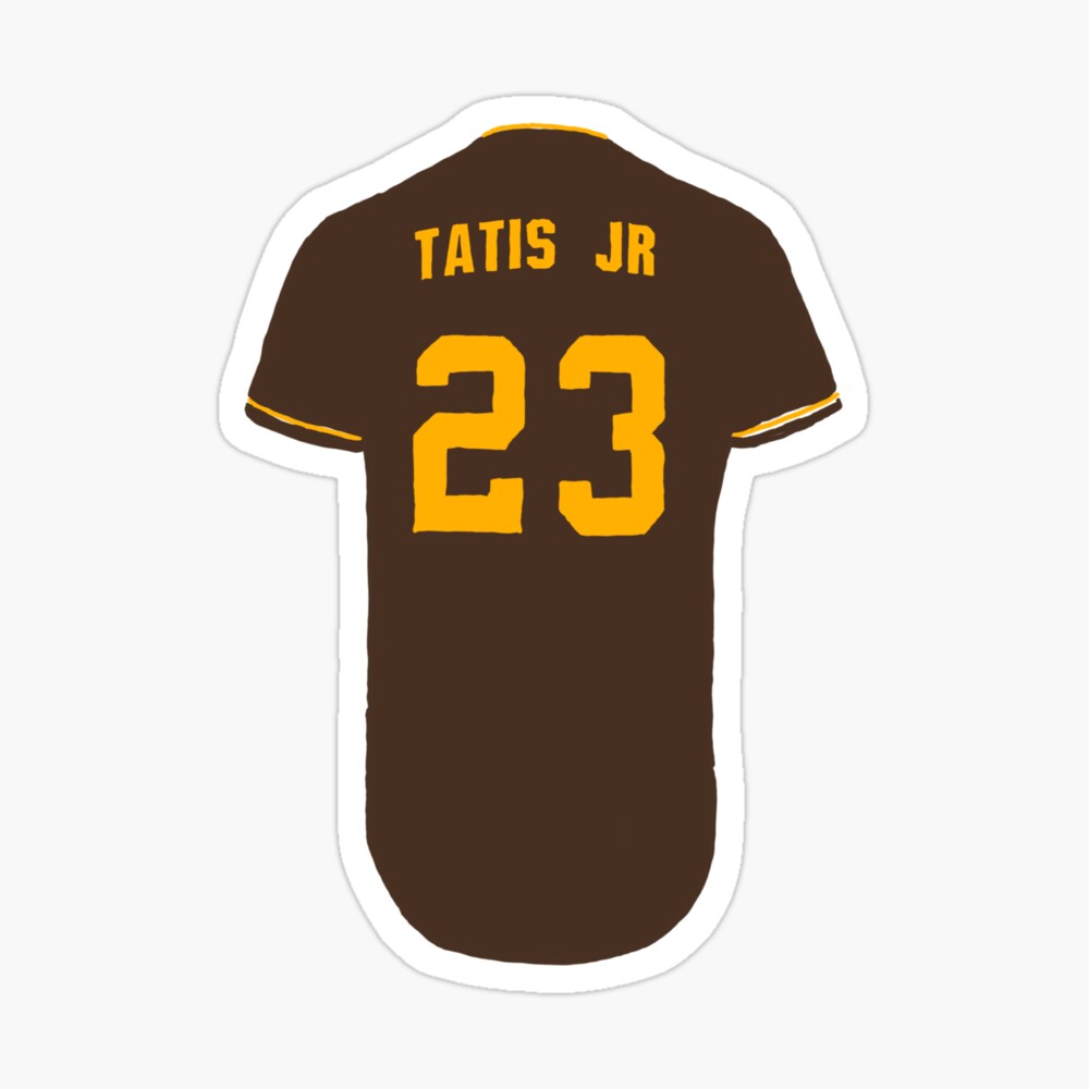 Fernando Tatis Jr Jersey  Sticker for Sale by athleteart20