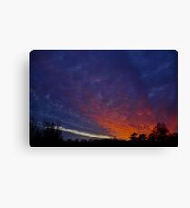 Northwood Sunset Canvas Print