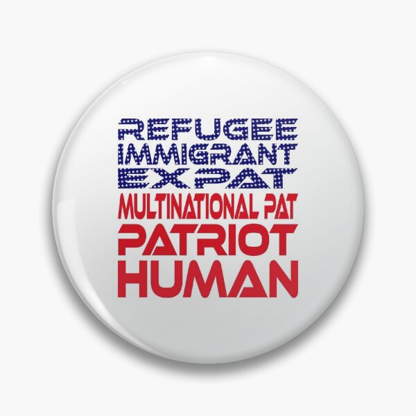 Item preview, #OurPatriotism: Refugee... Immigrant... Patriot... Human by Onjena Yo designed and sold by Carbon-Fibre Media.