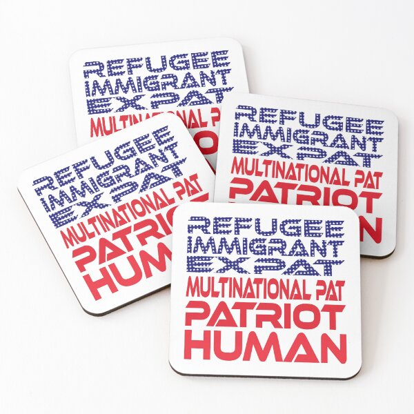 Item preview, #OurPatriotism: Refugee... Immigrant... Patriot... Human by Onjena Yo designed and sold by Carbon-Fibre Media.
