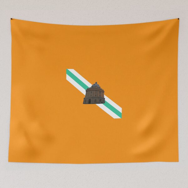 Item preview, Radcliffe Camera - retro stripes (orange, turquoise and white) designed and sold by JArmers.