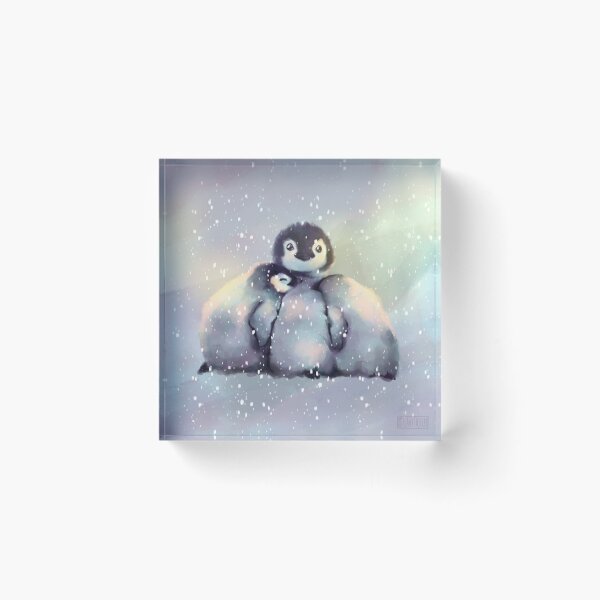 Item preview, Cuddling baby penguins designed and sold by teawithjelly.