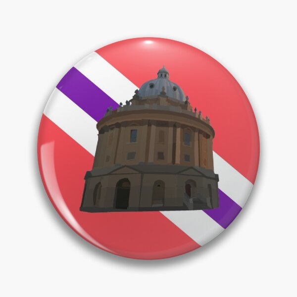 Item preview, Radcliffe Camera - retro stripes (pink, purple and white) designed and sold by JArmers.