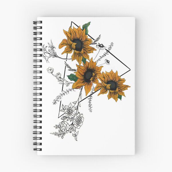 Item preview, Floral Sunflower Illustration designed and sold by Artasticlly.
