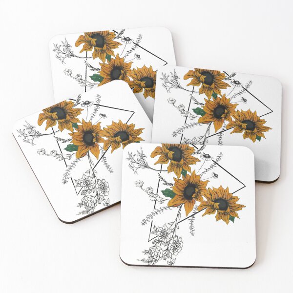 Item preview, Floral Sunflower Illustration designed and sold by Artasticlly.
