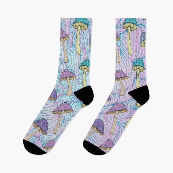 Item preview, Psychedelic Mushrooms Pattern designed and sold by Studio Vickn.