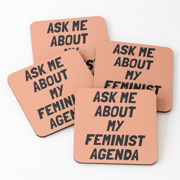 Item preview, Ask Me About My Feminist Agenda designed and sold by kryten4k.