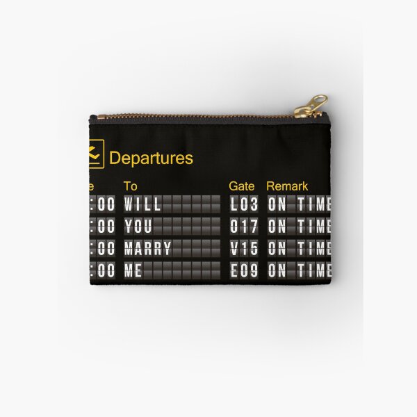 Item preview, Will you marry me Airport style designed and sold by mattpanta.