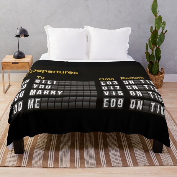 Item preview, Will you marry me Airport style designed and sold by mattpanta.