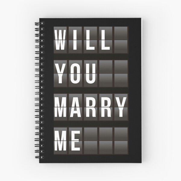 Item preview, Will you marry me Airport style Letters designed and sold by mattpanta.