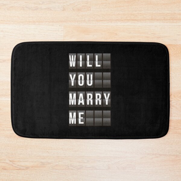 Item preview, Will you marry me Airport style Letters designed and sold by mattpanta.