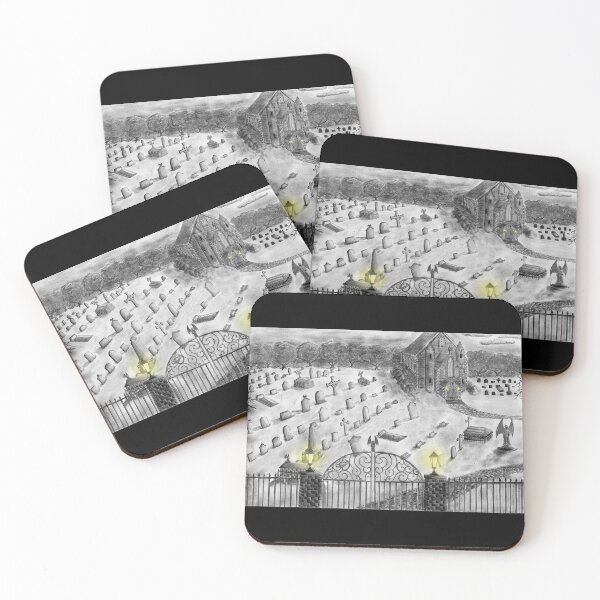 Item preview, cemetery in pencil  designed and sold by AlchemistArtist.