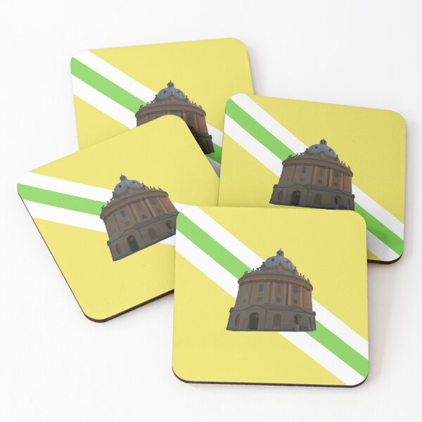 Item preview, Radcliffe Camera - retro stripes (lime green, yellow and white) designed and sold by JArmers.