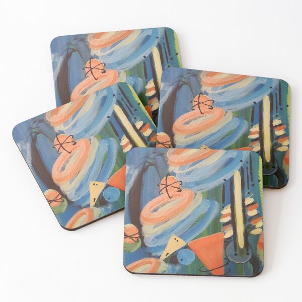 Item preview, Orange and Green  designed and sold by Donna Werling Art.