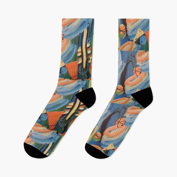 Item preview, Orange and Green  designed and sold by Donna Werling Art.