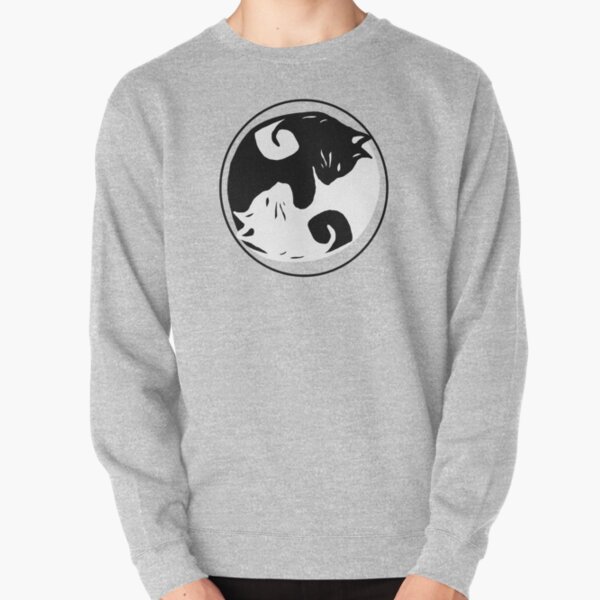 Yin & Yang Cats Pullover Sweatshirt