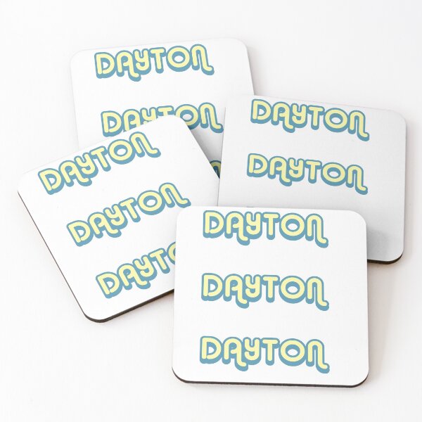 Item preview, Retro Blue and Yellow Dayton designed and sold by Alexandra Jones.