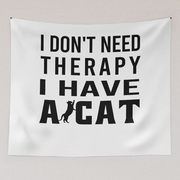 Item preview,  I Don't Need Therapy I have A Cat designed and sold by osamamohamad.