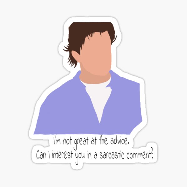 Download Chandler Bing Stickers | Redbubble