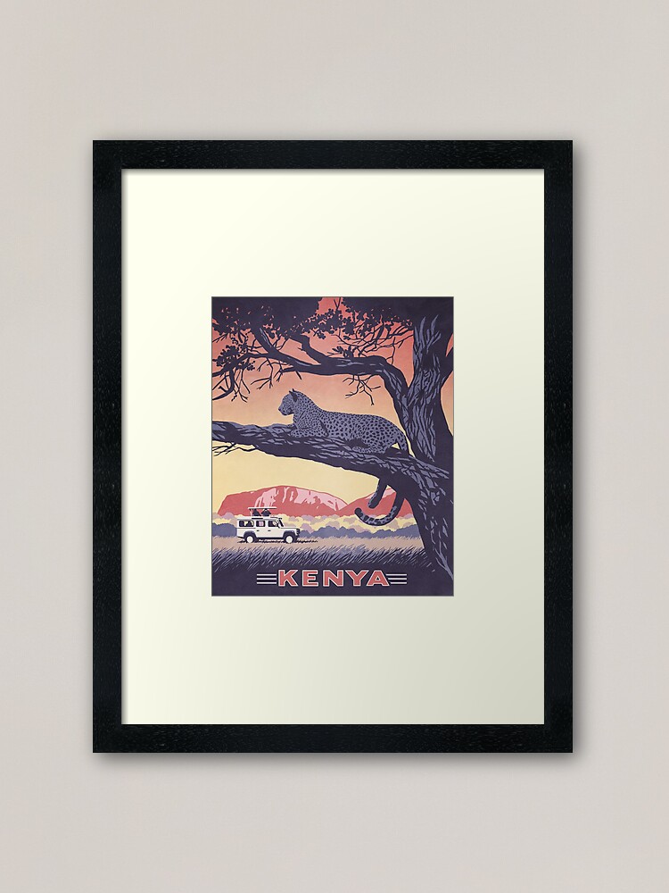 Alternate view of Kenya Framed Art Print