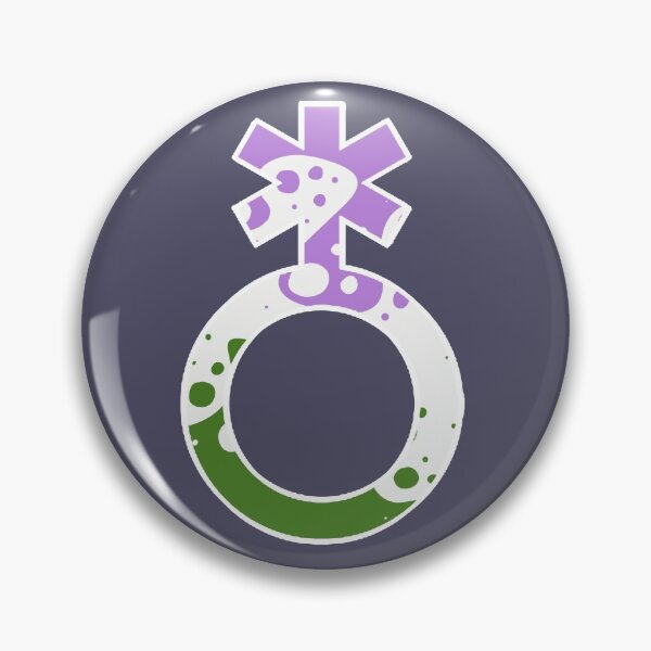 Item preview, Identity Fluid: Genderqueer - Alt. Gender Symbol 1 designed and sold by aevios.