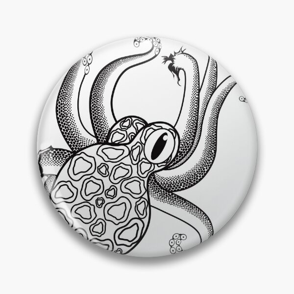 Item preview, Crazy Octopus Attack / B&W designed and sold by johnbello.