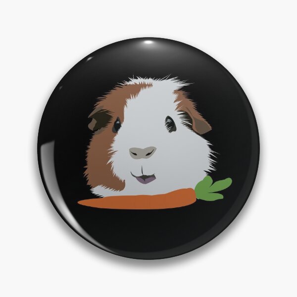 Item preview, Guinea Pig with a Carrot designed and sold by KCPetPortraits.