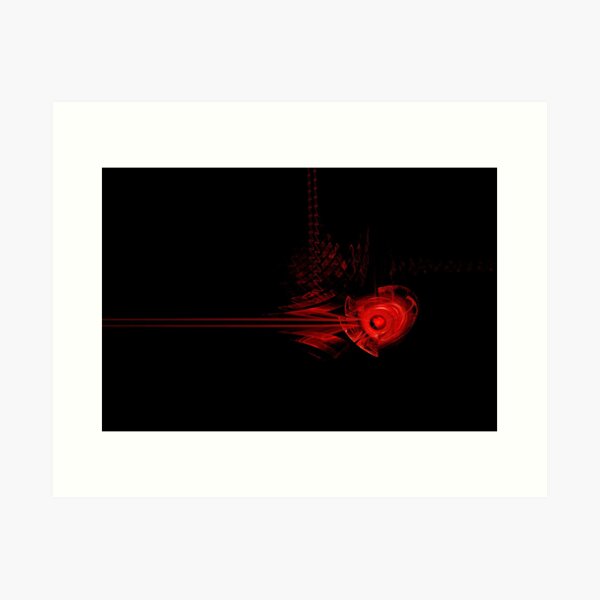 Th wounded heart Art Print
