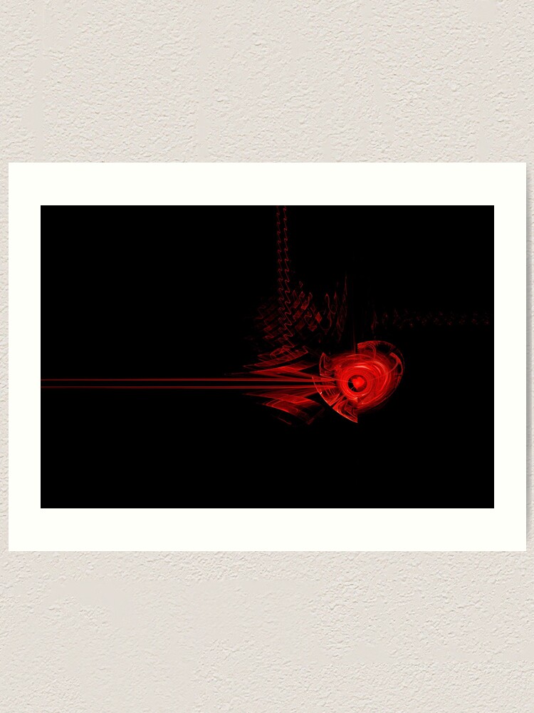 Thumbnail 2 of 3, Art Print, Th wounded heart designed and sold by AgnesAM.
