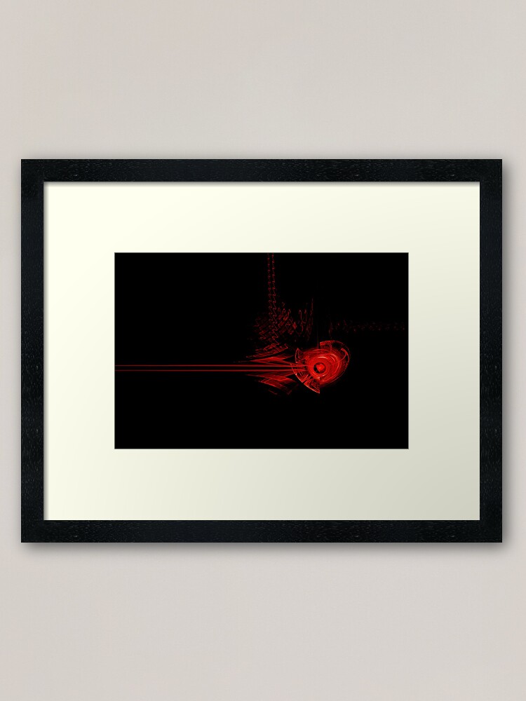 Thumbnail 2 of 7, Framed Art Print, Th wounded heart designed and sold by AgnesAM.
