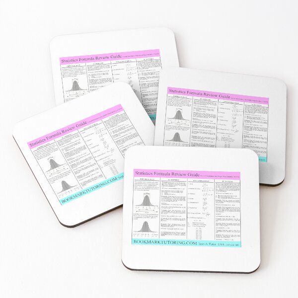 Item preview, AP Statistics Formula Review Guide: The StatisticsMatrix at Redbubble designed and sold by Mark Stansberry.