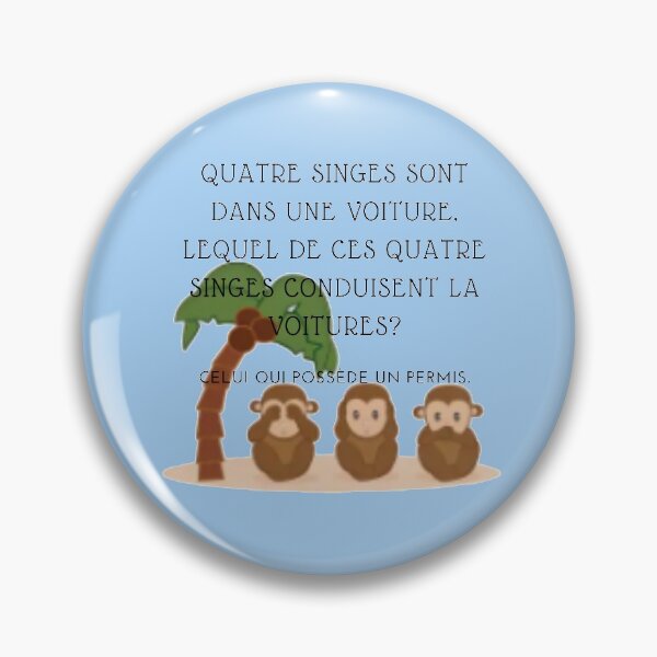 Item preview, Riddle "Singerie" designed and sold by ZAMSHOP972.