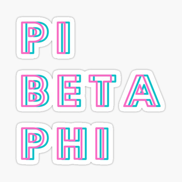 Pi Phi Sticker