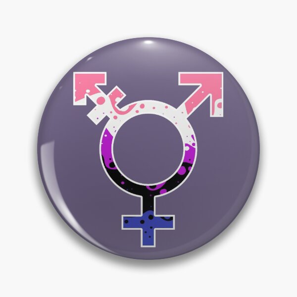 Item preview, Identity Fluid: Genderfluid - Trans symbol designed and sold by aevios.